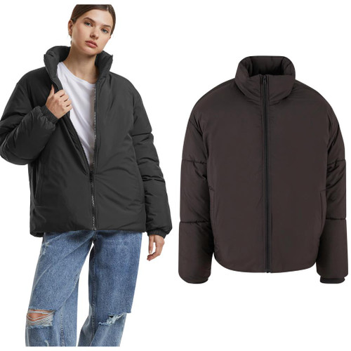Build Your Brand Women’s loose puffer jacket