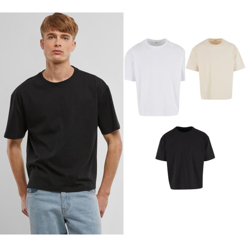 Build Your Brand Cropped oversize tee