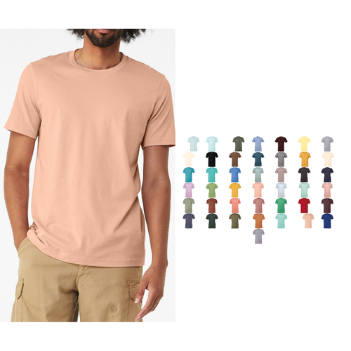 Bella Canvas Unisex heather CVC short sleeve t-shirt
