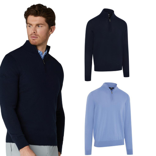 Callaway 1/4-zip merino blend sweater