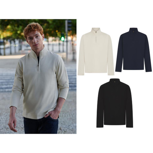 Front Row Premium piqué 1/4-zip top