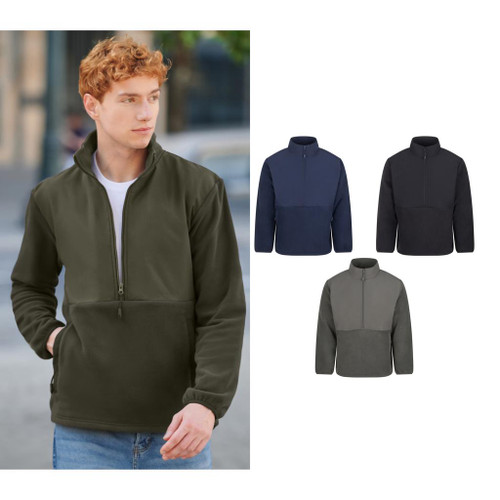Front Row 1/2-zip microfleece