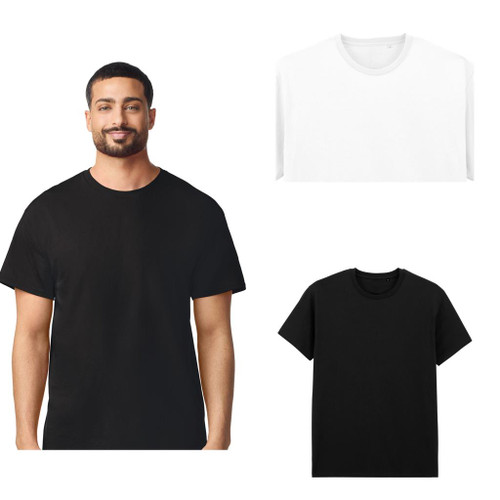 Gildan Light cotton adult no-label t-shirt