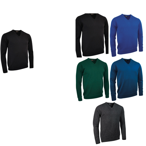 Glenmuir g.Lomond lambswool v-neck sweater (MKL5900VN-LOM)