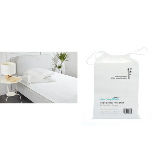 Home & Living 100% Bamboo fitted sheet