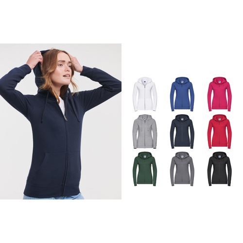 Russell Europe Women's authentic zipped hooded sweatshirt