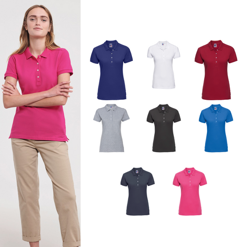 Russell Europe Women's stretch polo