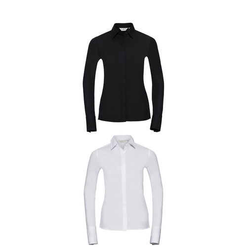 Russell Collection Women's long sleeve ultimate stretch shirt