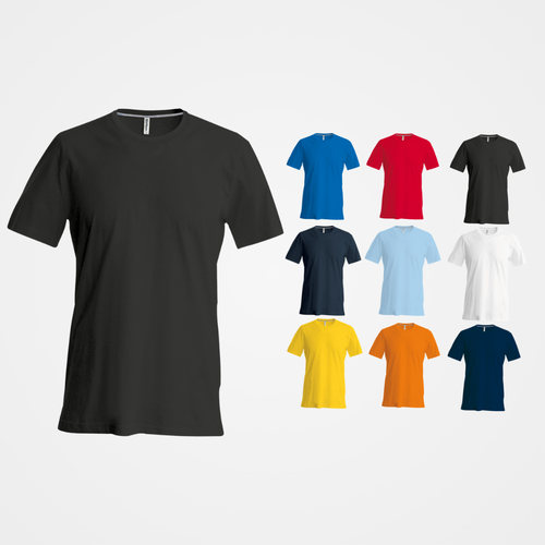 Kariban Short-sleeved crew neck T-shirt
