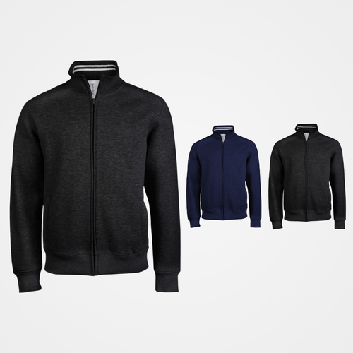 Kariban Men's full zip sweat jacket