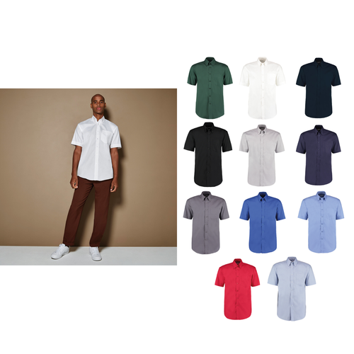 Kustom Kit Corporate Oxford shirt short-sleeved (classic fit)
