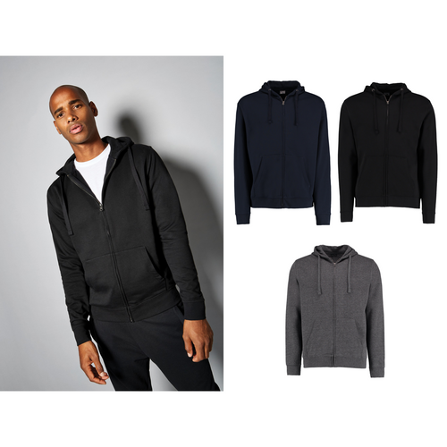 Kustom Kit Klassic hooded zipped jacket Superwash® 60° long sleeve (regular fit)