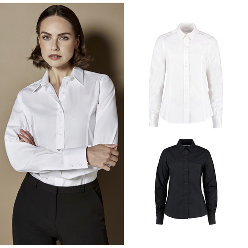 Kustom Kit Women's city business blouse long sleeve