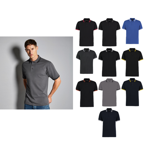 Kustom Kit Tipped collar polo (classic fit)