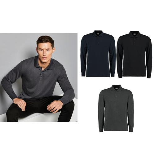 Kustom Kit Piqué polo long-sleeved (classic fit)
