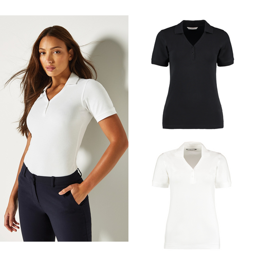 Kustom Kit Sophia v-neck polo (regular fit)