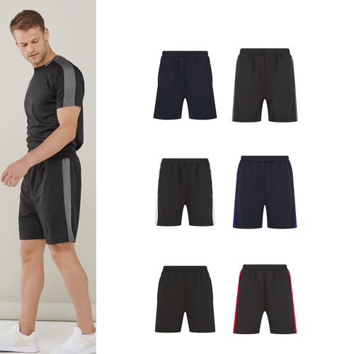 Finden & Hales Knitted shorts with zip pockets