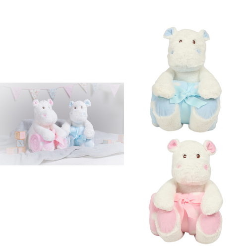 Mumbles Hippo with blanket