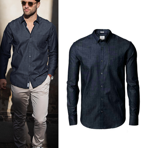 Nimbus Torrance modern fit – raw and stylish denim shirt