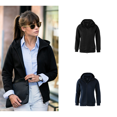 Nimbus Women’s Hampton – premium double-faced hoodie