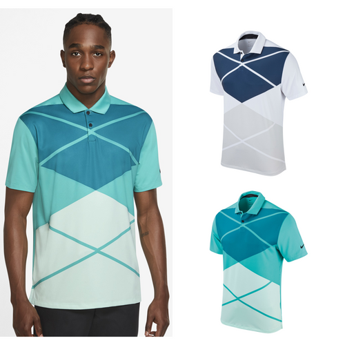 Nike Vapor argyle print polo