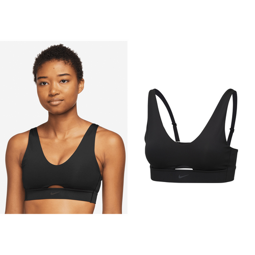 Women’s Nike Dri-FIT indy plunge cutout bra