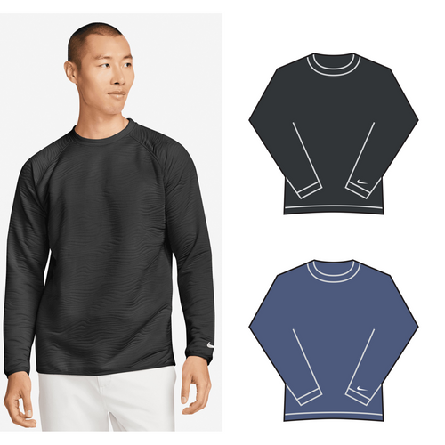 Nike Dri-FIT Tour crew quilted top