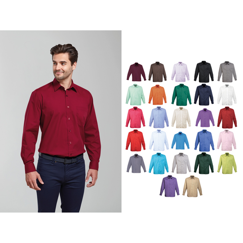 Premier Long sleeve poplin shirt