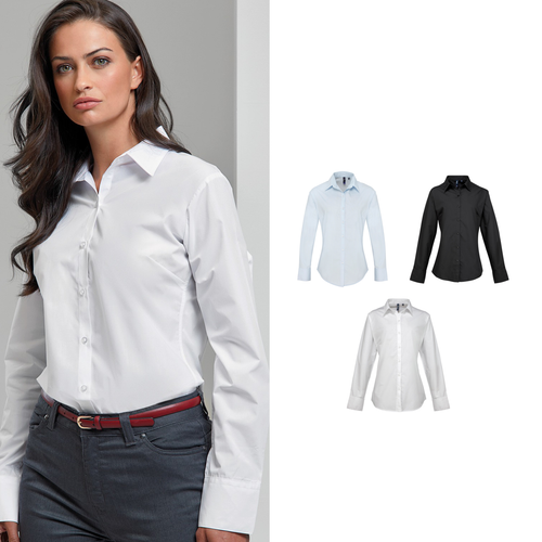 Premier Women's supreme poplin long sleeve shirt