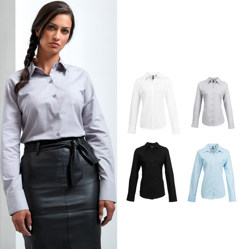 Premier Women's signature Oxford long sleeve shirt