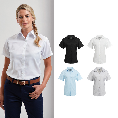Premier Women's signature Oxford short sleeve shirt