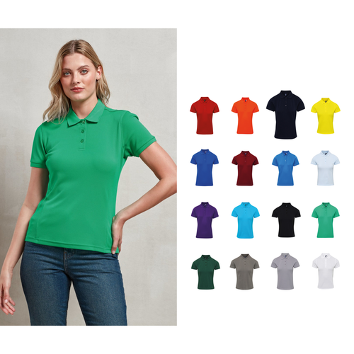 Premier Women's Coolchecker® plus piqué polo