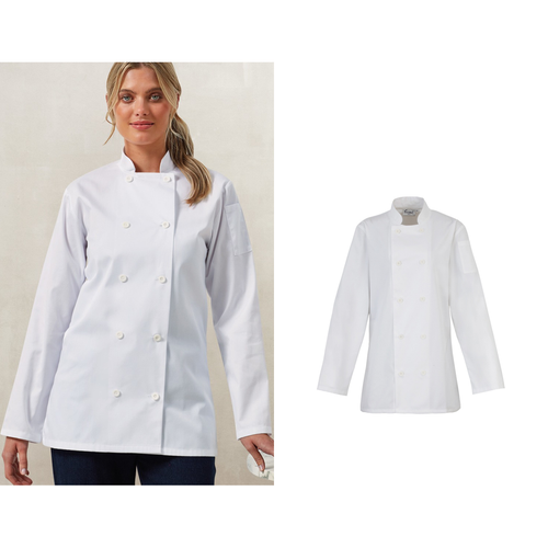 Premier Women's long sleeve chef's jacket