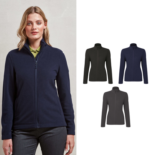 Premier Women’s ‘Recyclight’ full-zip microfleece