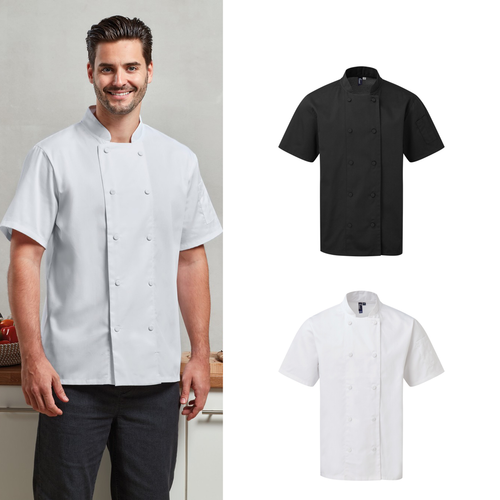 Premier Chefs Coolchecker® short sleeve jacket