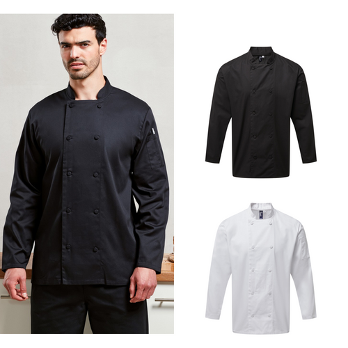 Premier Chef's Coolchecker® long sleeve jacket