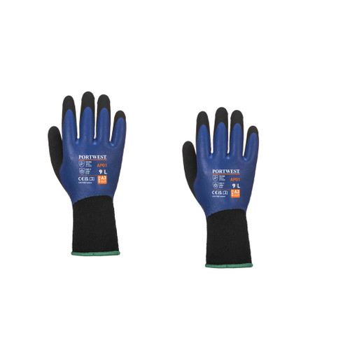 Portwest Cold 13 Latex aqua gloves (AP01)