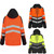 Regatta High Visibility Hi-Vis X-Pro Waterproof shell jacket (Class 2)