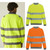 Regatta High Visibility Hi-vis Pro contrast crew neck sweatshirt
