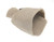 Ribbon Luxury foot hot water bottle and cover in plush faux fur