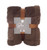 Ribbon Sherpa winter throw