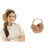 Ribbon Luxury fur ear muffs