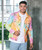 Colortone Tie-dye denim jacket
