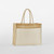 Westford Mill Cotton pocket natural starched jute shopper