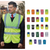 Yoko Hi-vis 2-band-and-braces waistcoat (HVW100)