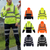 Yoko Hi-vis zip hoodie (HVK07)