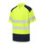 Yoko Hi-vis mandarin collar zip neck comfort trim polo (HVJ230)