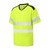 Yoko Hi-vis mandarin collar comfort trim t-shirt (HVJ430)