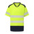 Yoko Hi-vis mandarin collar comfort trim t-shirt (HVJ430)