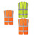 Yoko Hi-vis zip ID reflective border waistcoat (HVW103)
